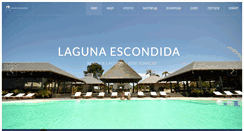Desktop Screenshot of lagunaescondida.com